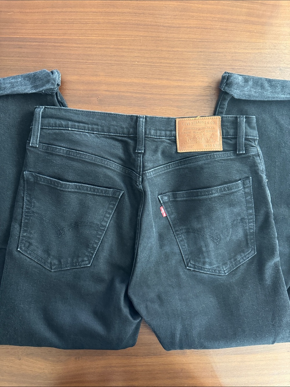 Levi's Black Slim Straight Men's Jeans with Signature Patch